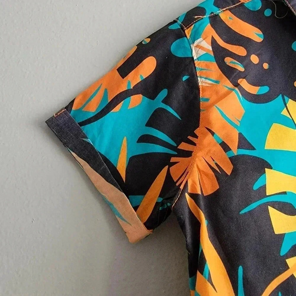 Appaman Tropical Palm button up Shirt Short Sleeve Beach 6 - Picture 2 of 5